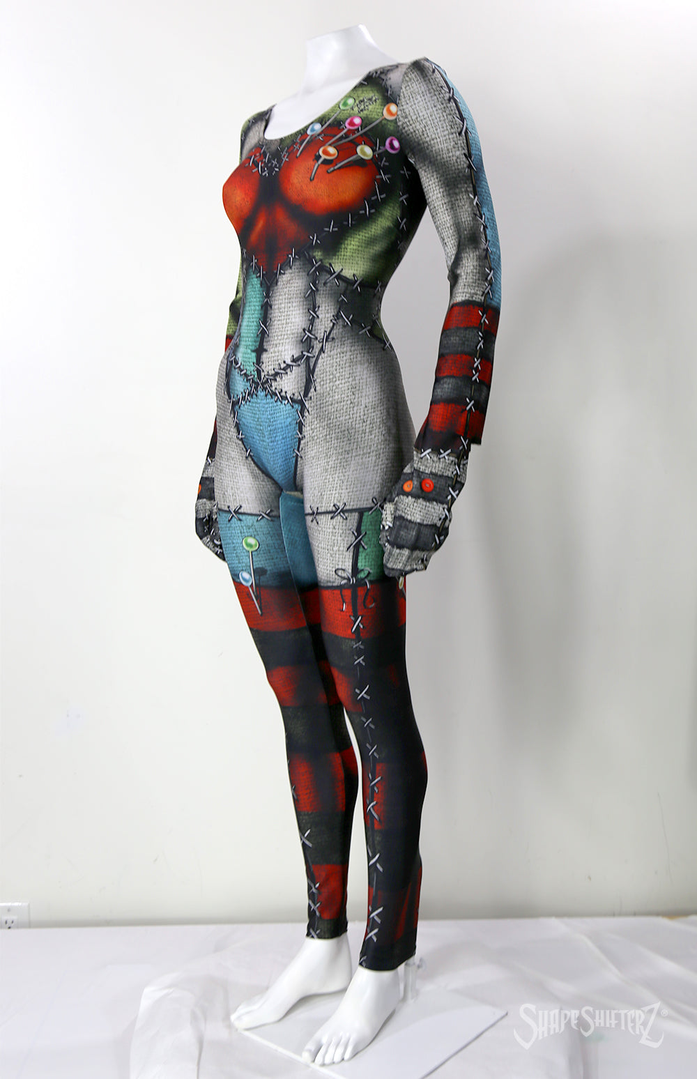 Women's Stitched Doll Costume Catsuit