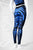Zebra Leggings - Blue - High Contour