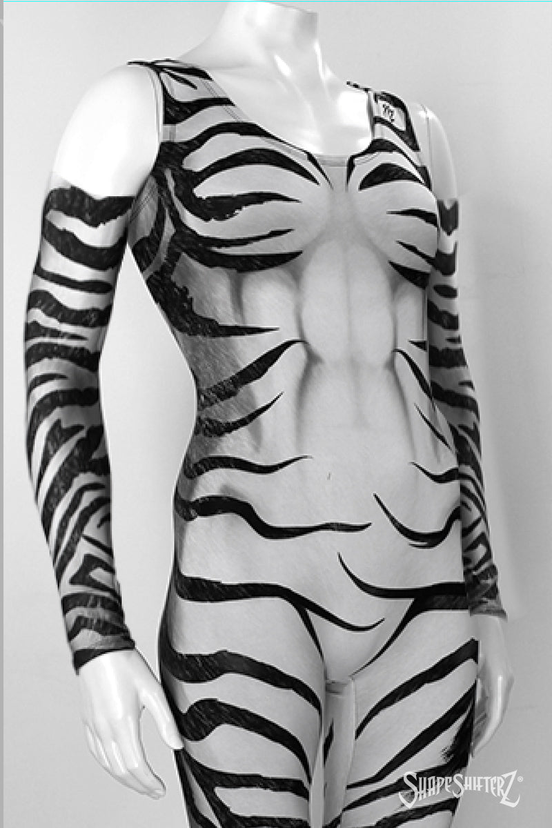 Women's Zebra Arm Sleeves – Compression Fit