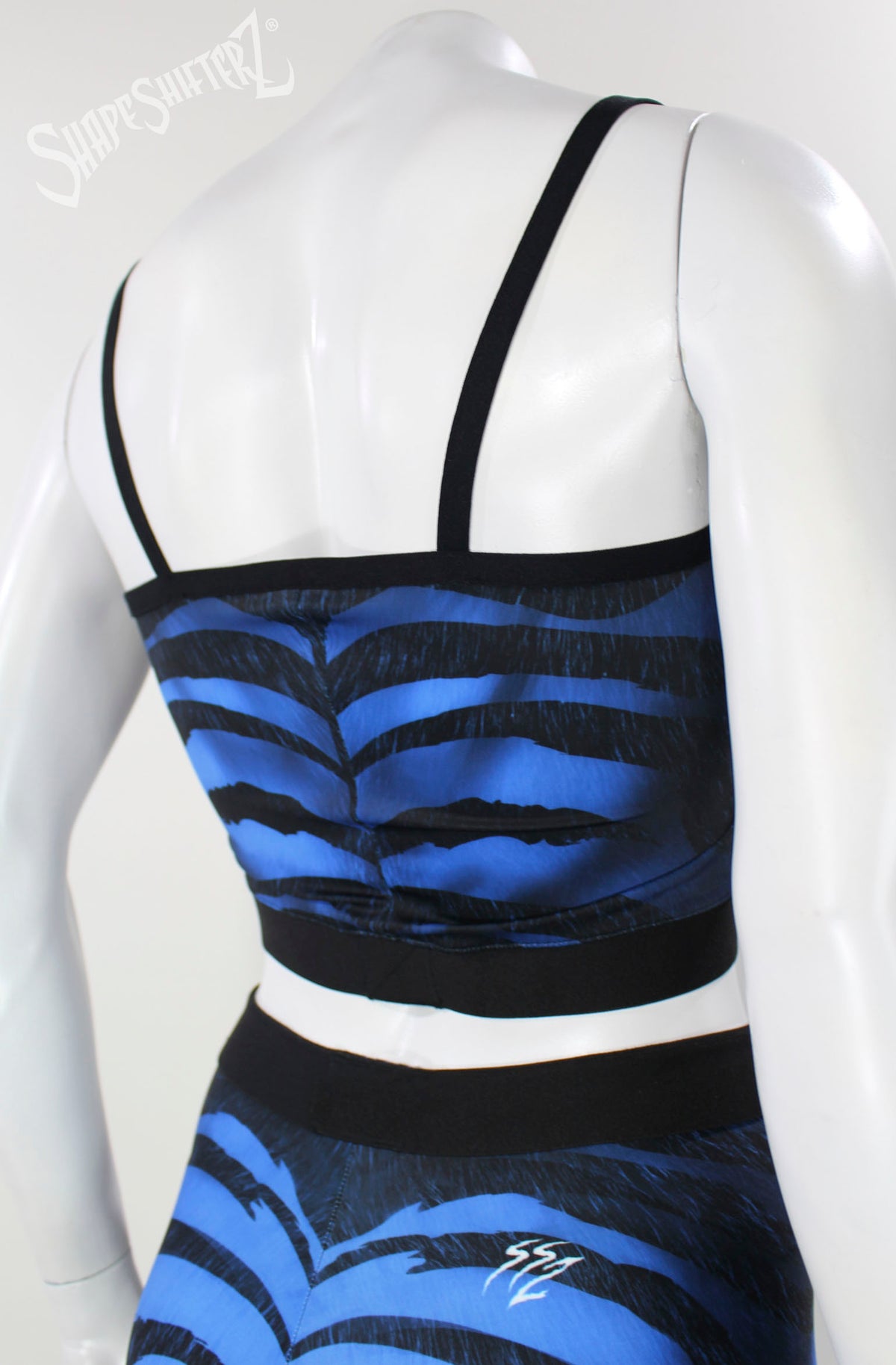 Women's Zebra Blue Costume Tank Top