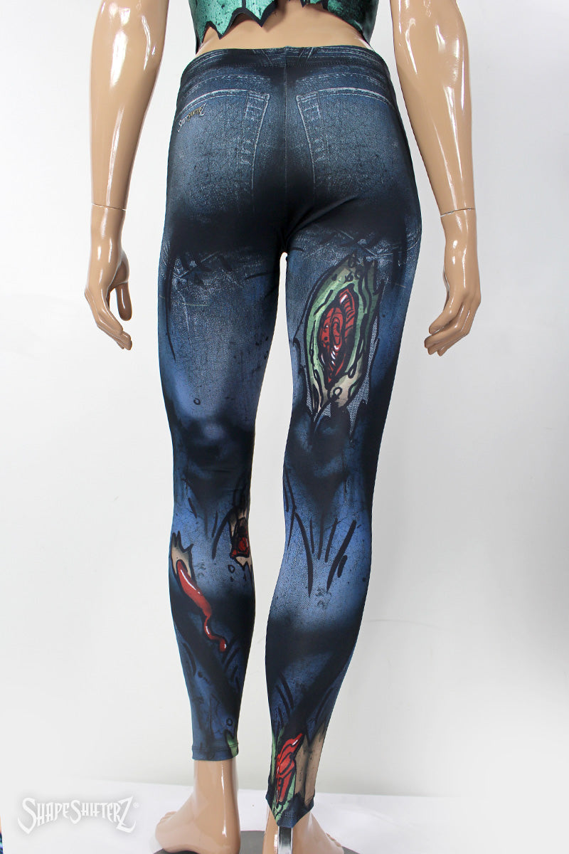 Women's Zombie Costume Leggings