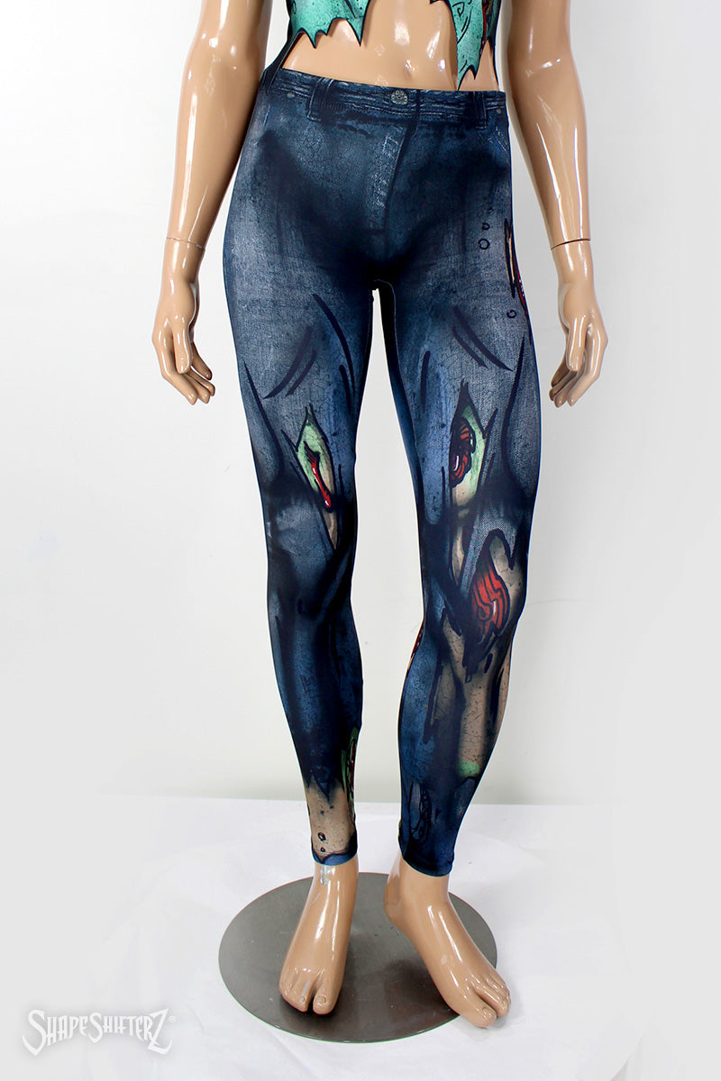 Women's Zombie Costume Leggings