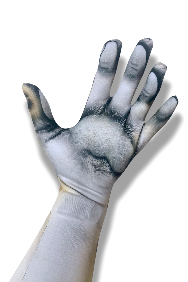 Unisex Cheetah Gloves – Faux Fur