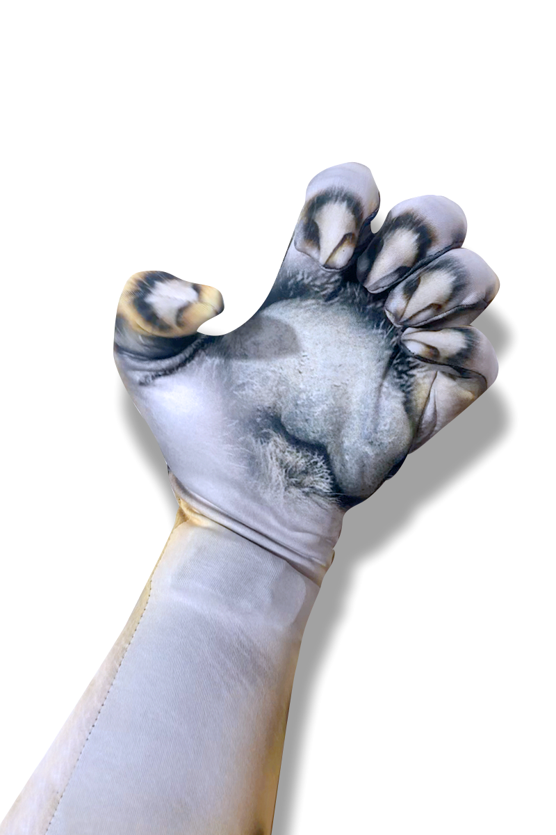 Unisex Cheetah Gloves – Faux Fur