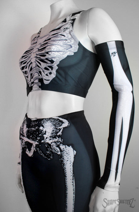 Top/Shirt/Tank/Bra - Women's 'SKELETON' Sport Tank - Sportswear Costume